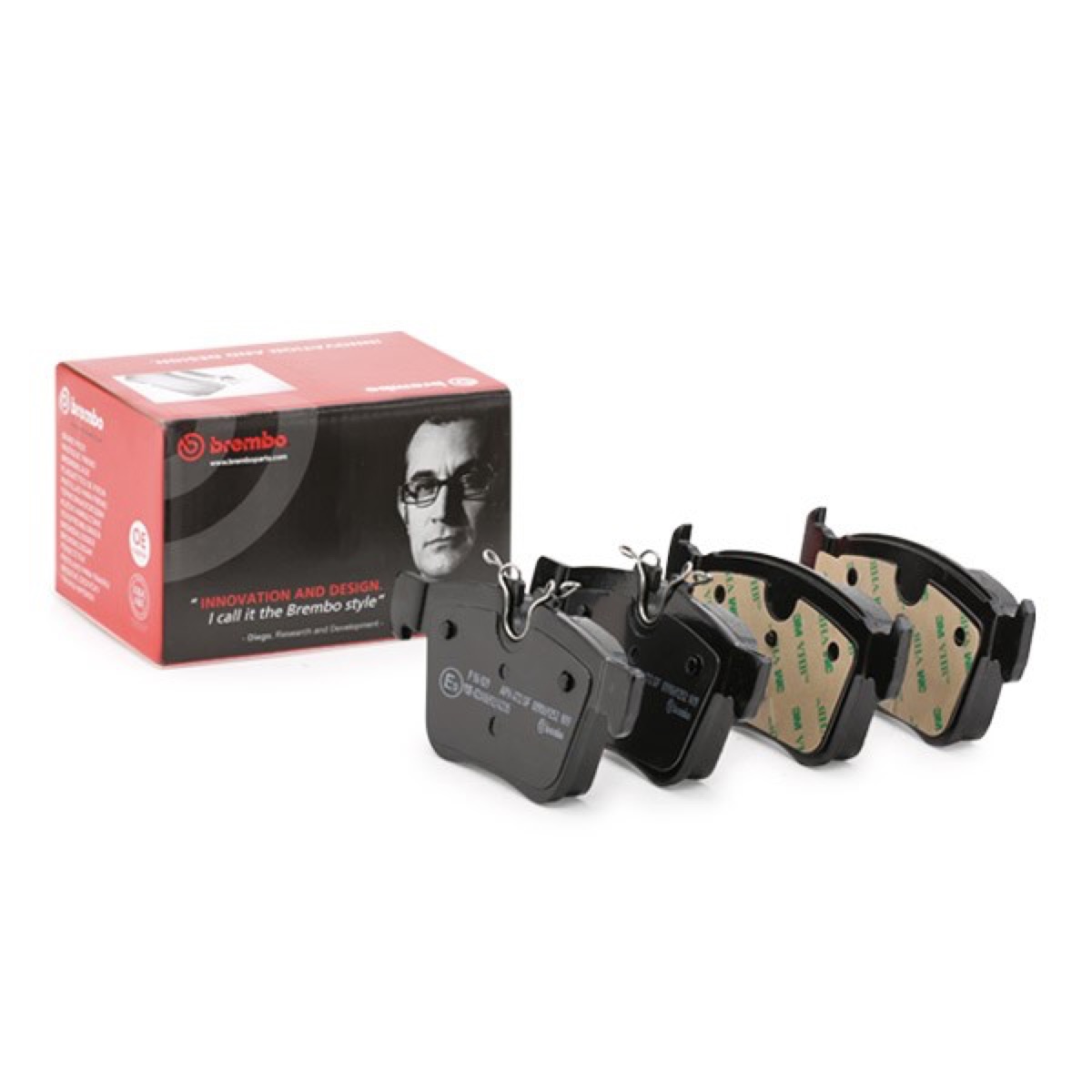 Brembo Prime P 86 029 Brake Pad Set — Rear 122mm