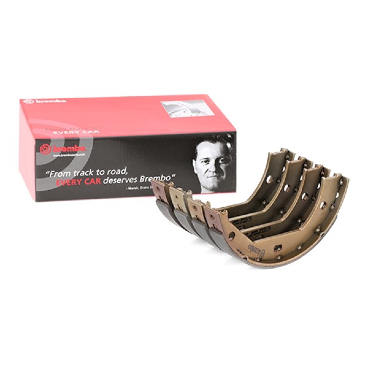 Brembo S 06 509 Handbrake Shoes — 185x20mm