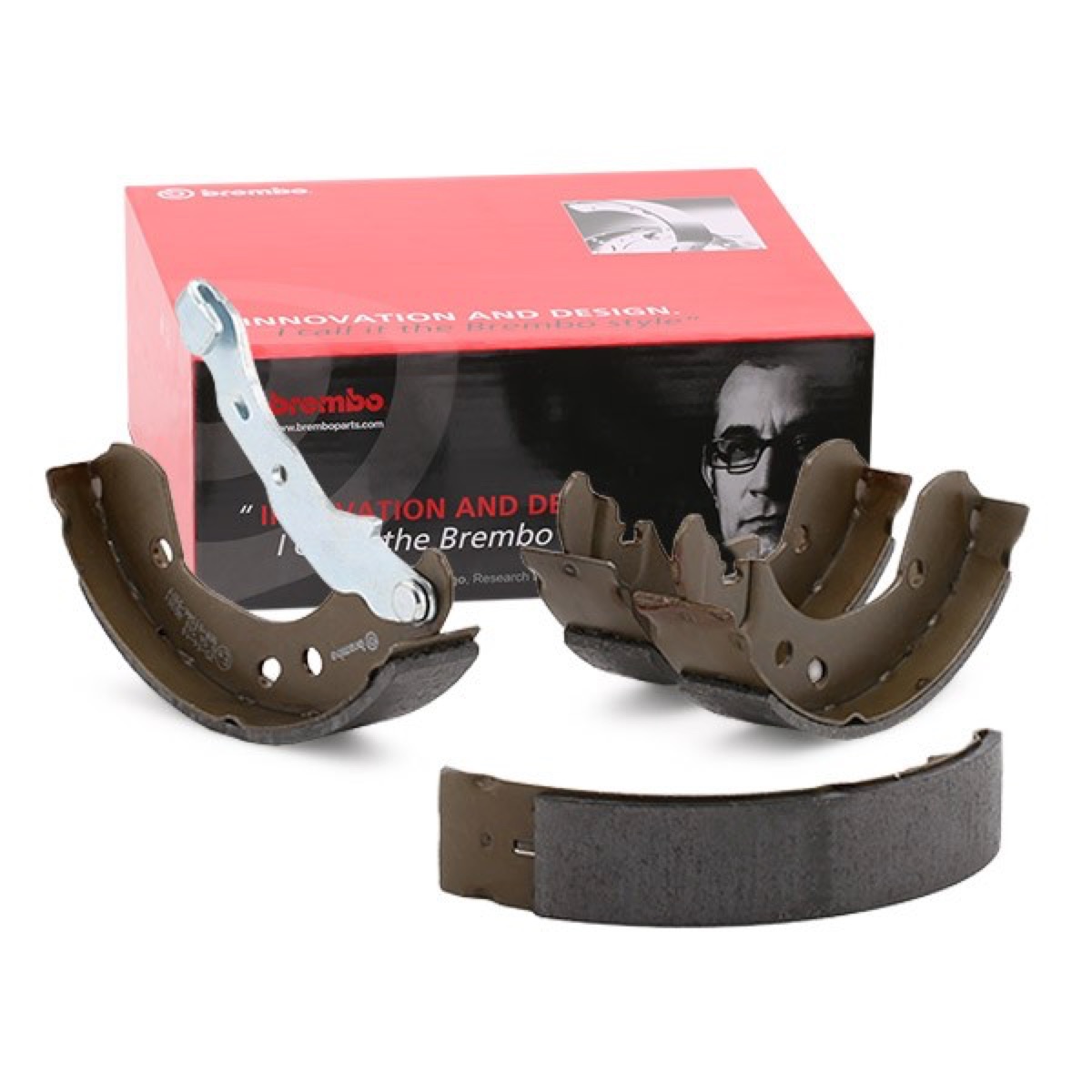 Brembo S 56 510 Brake Shoe Set — 203x37mm