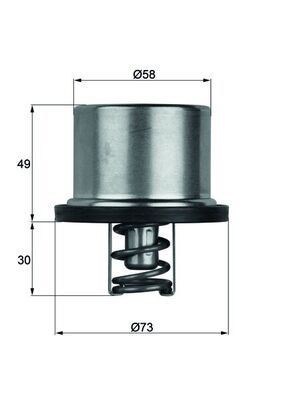Mahle THD 1 86 Thermostat