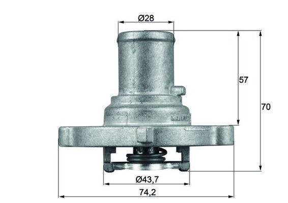 Mahle TI 122 87D Thermostat
