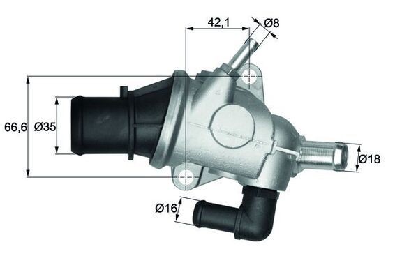 Mahle TI 125 88 Thermostat