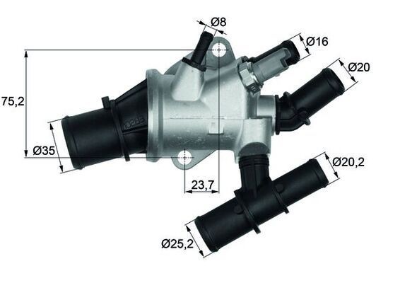 Mahle TI 155 88 Thermostat