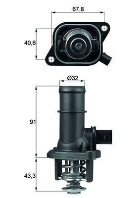 Mahle TI 16 105 Thermostat