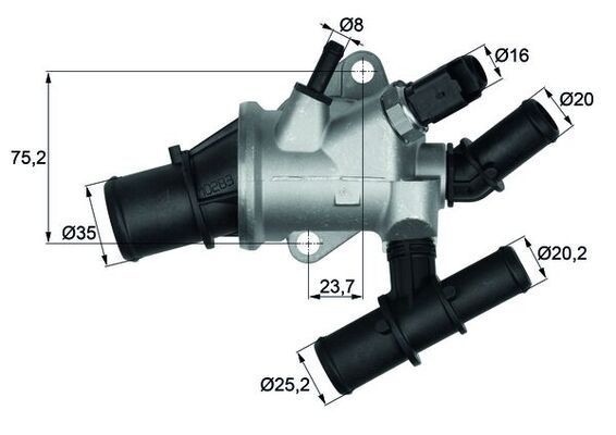 Mahle TI 162 88 Thermostat