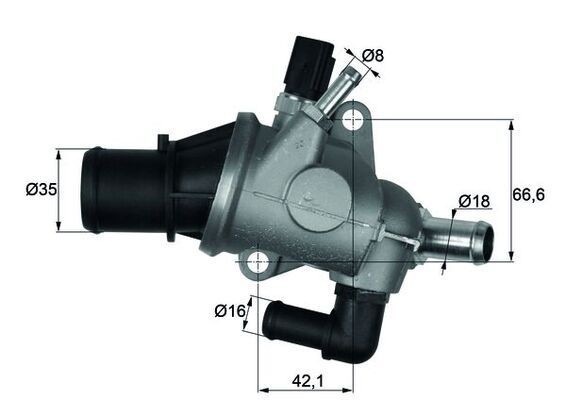 Mahle TI 163 88 Thermostat