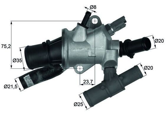 Mahle TI 166 88 Thermostat