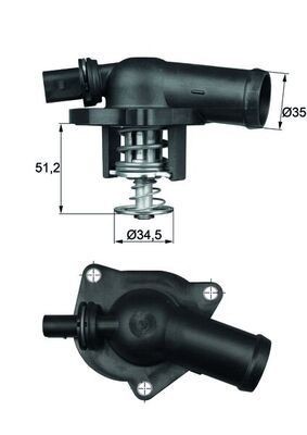 Mahle TI 17 109 Thermostat