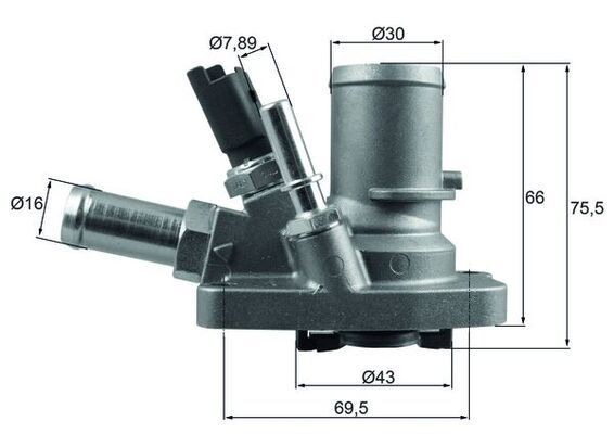 Mahle TI 258 80 Thermostat