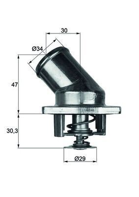 Mahle TI 3 87 Thermostat