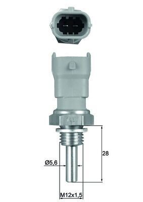 Mahle TSE 10 Sensor, Coolant Temperature