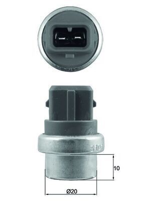 Mahle TSE 23 Sensor, Coolant Temperature
