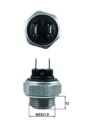 Mahle TSW 59 Temperature Switch, Radiator Fan