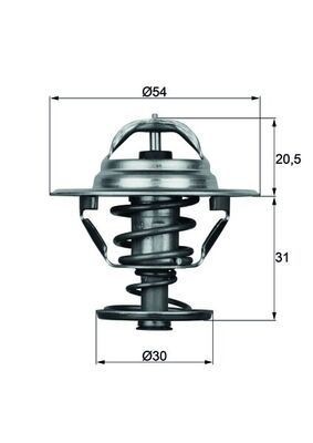 Mahle TX 10 88D Thermostat