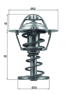 Mahle TX 126 82D Thermostat