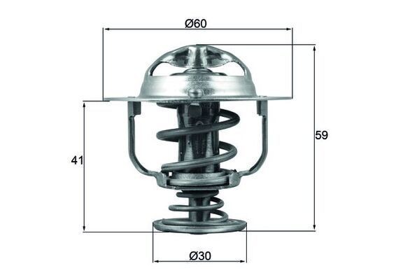 Mahle TX 177 82D Thermostat