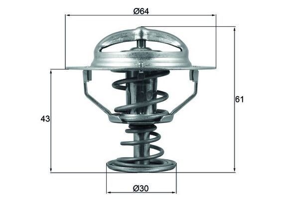 Mahle TX 178 78D Thermostat