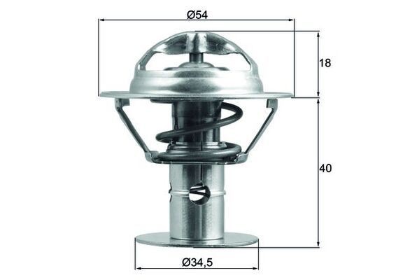 Mahle TX 180 86D Thermostat