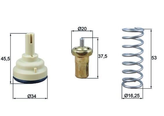 Mahle TX 181 105D Thermostat