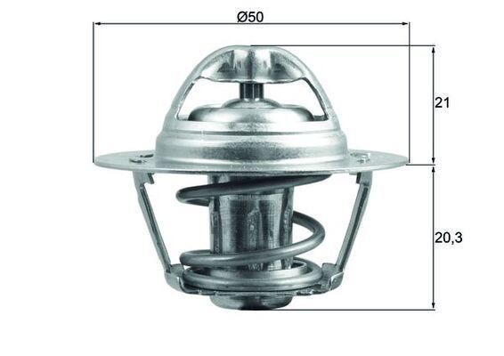 Mahle TX 196 75D Thermostat
