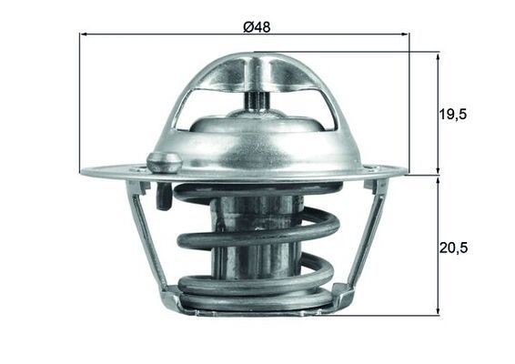 Mahle TX 204 82D Thermostat