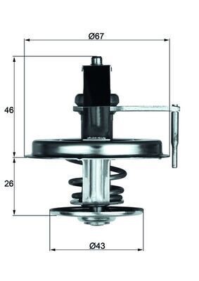 Mahle TX 22 84D Thermostat