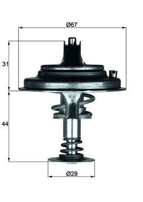 Mahle TX 26 80D Thermostat