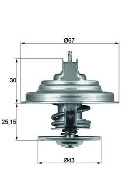 Mahle TX 31 92D S Thermostat