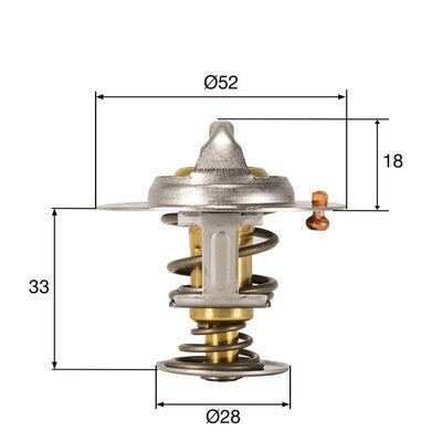 Mahle TX 327 92D Thermostat