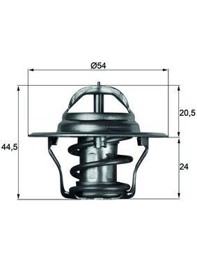 Mahle TX 4 92D Thermostat