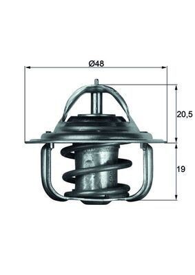 Mahle TX 5 83D Thermostat