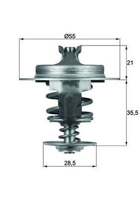 Mahle TX 67 83D Thermostat