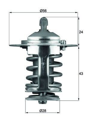 Mahle TX 70 82 Thermostat