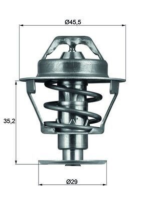 Mahle TX 81 89D Thermostat