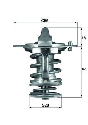 Mahle TX 83 76D Thermostat