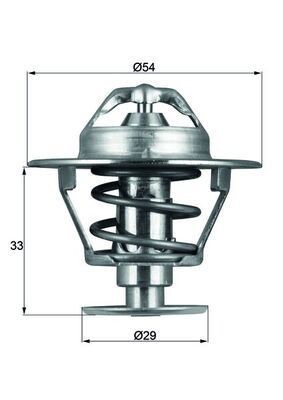 Mahle TX 86 76D Thermostat