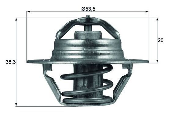 Mahle TX 88 88D Thermostat
