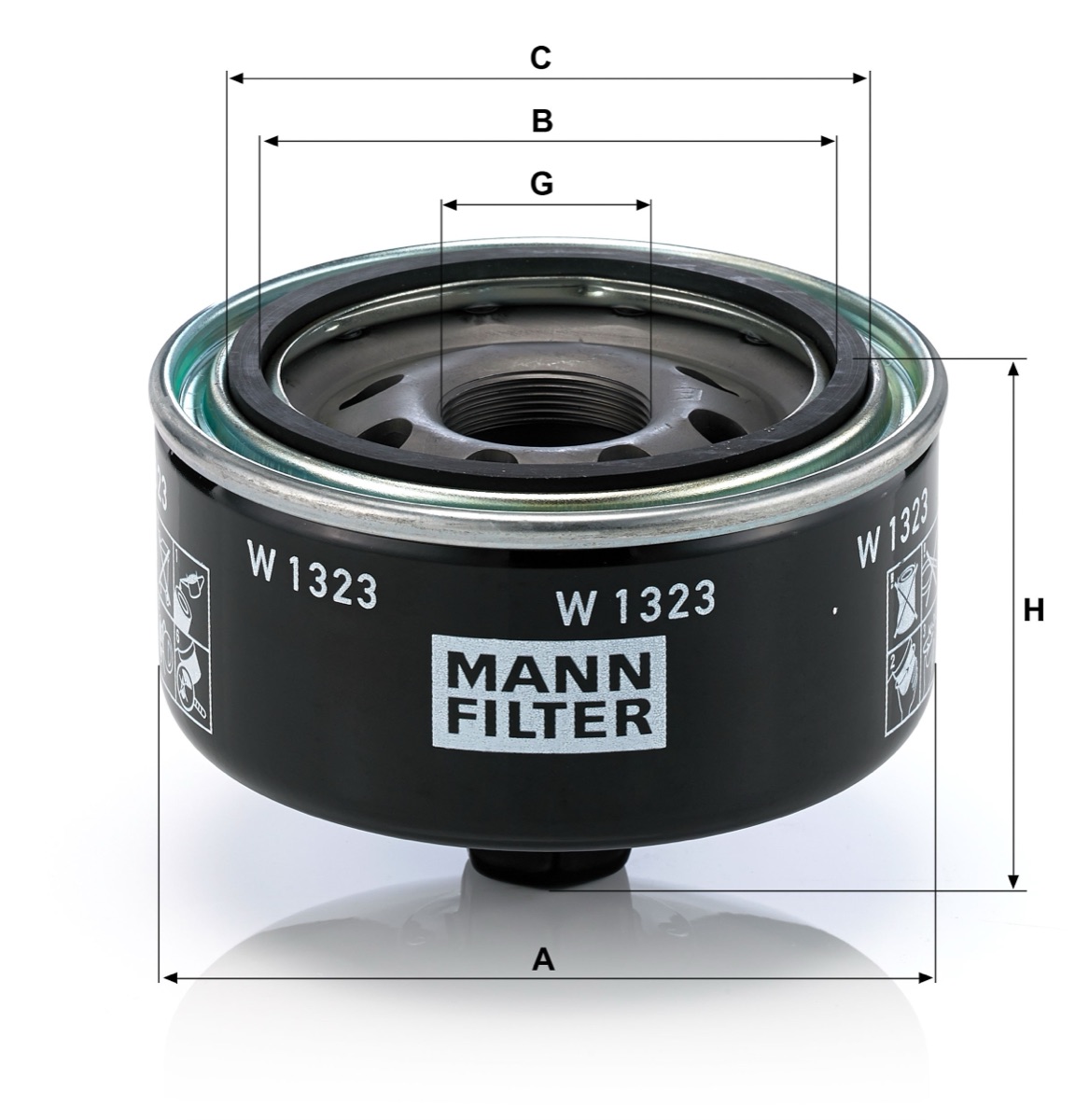 Mann-Filter W 1323 Oil Filter