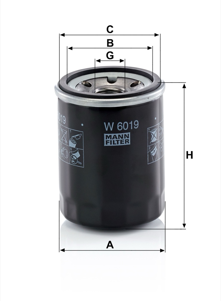 Mann-Filter W 6019 Oil Filter