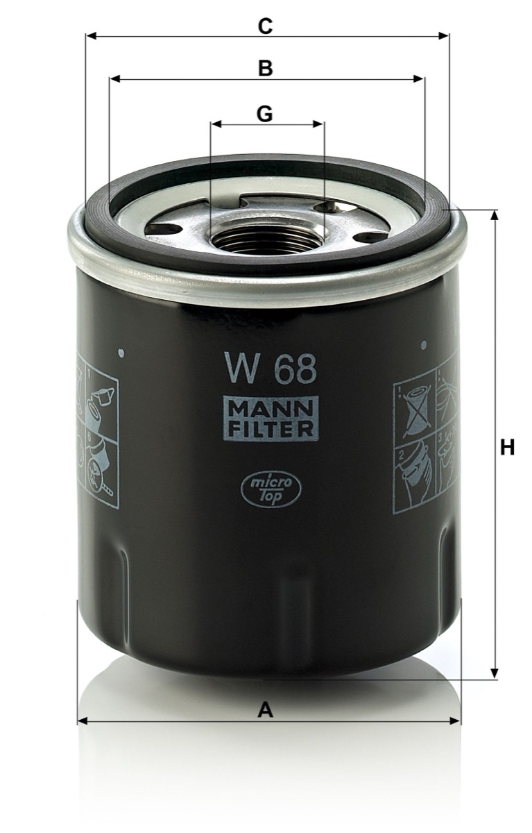 Mann-Filter W 68 Oil Filter