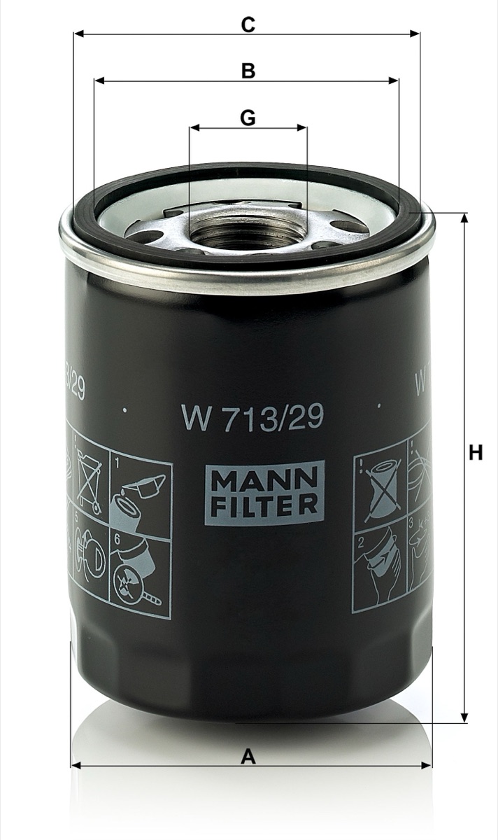 Mann-Filter W 713/29 Oil Filter