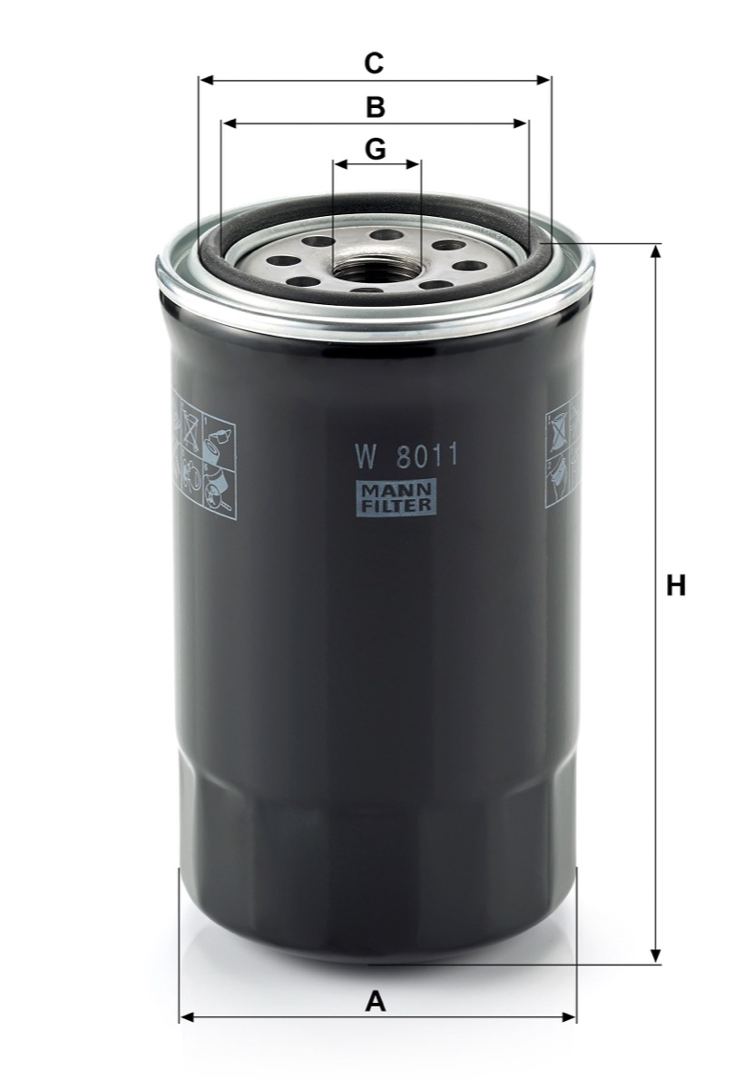 Mann-Filter W 8011 Oil Filter