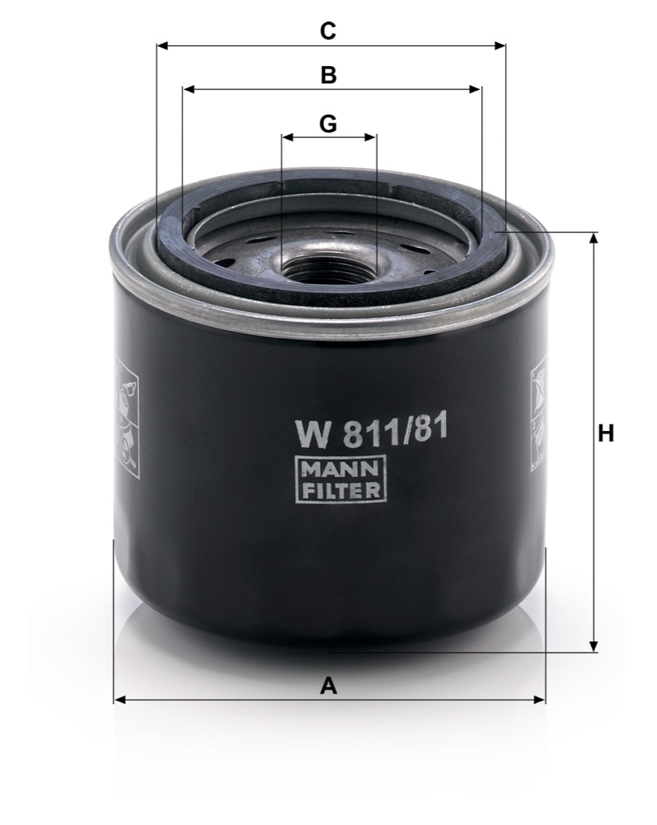 Mann-Filter W 811/81 Oil Filter