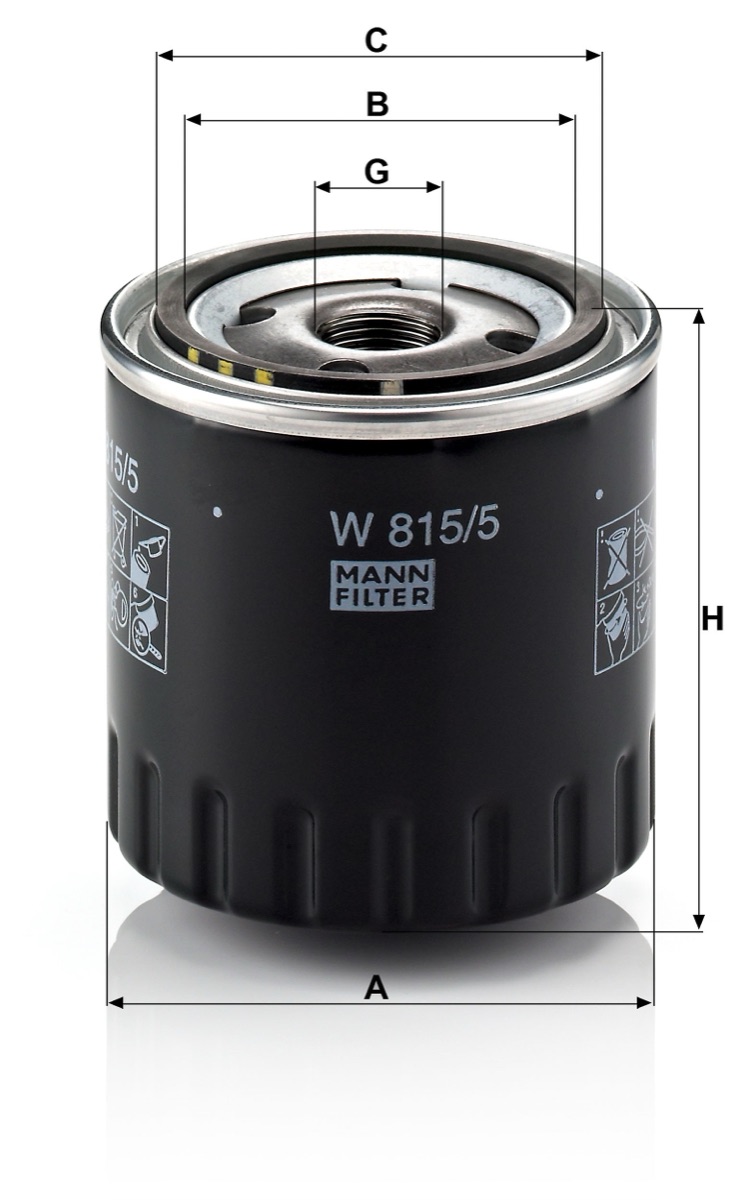 Mann-Filter W 815/5 Oil Filter