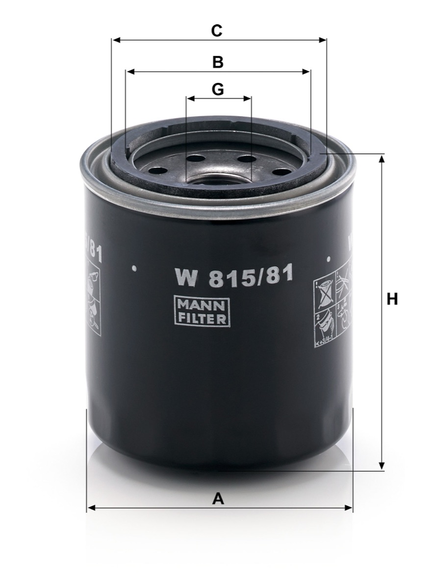 Mann-Filter W 815/81 Oil Filter