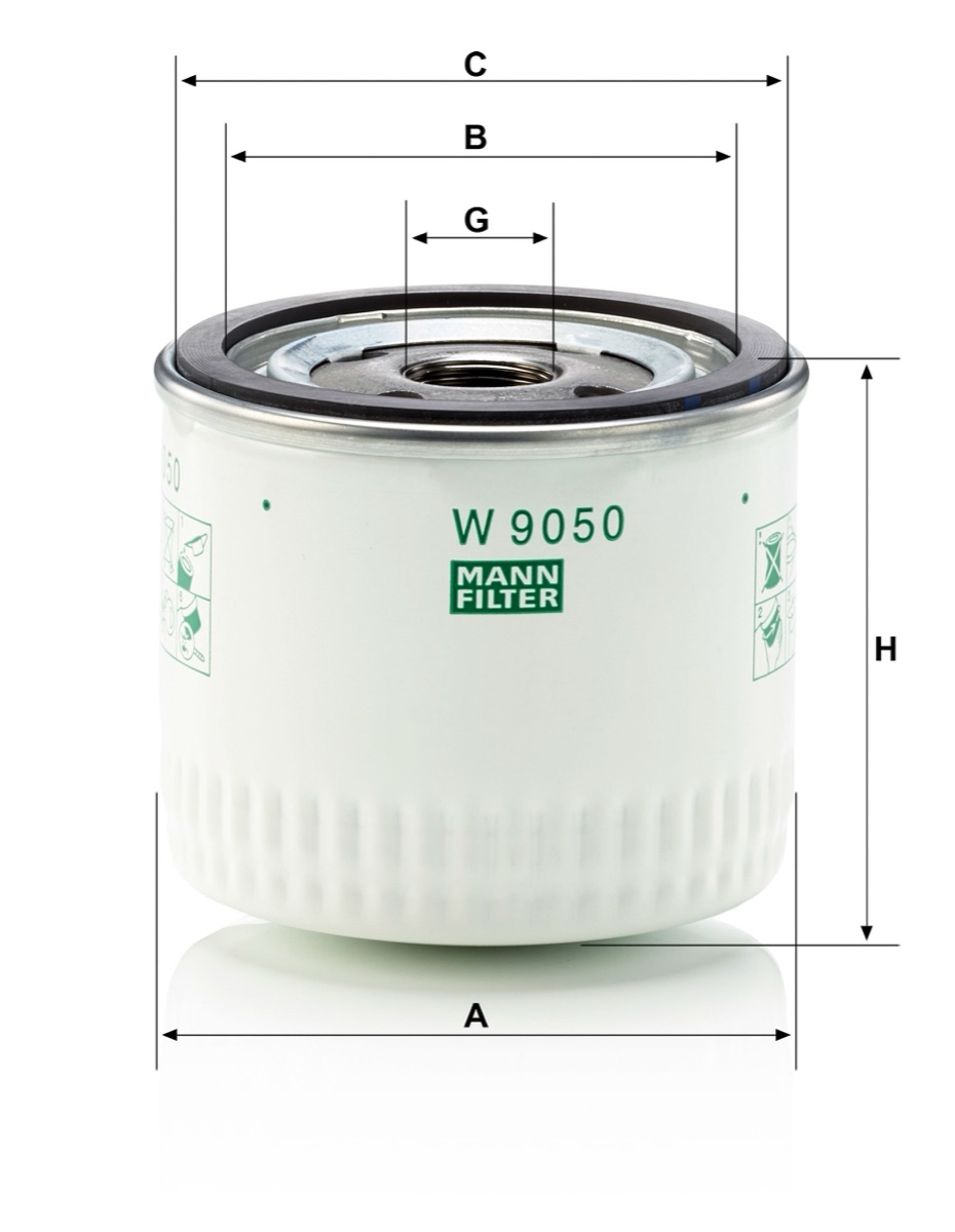 Mann-Filter W 9050 Oil Filter