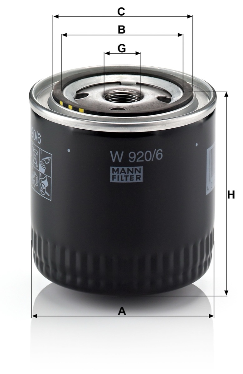 Mann-Filter W 920/6 Oil Filter