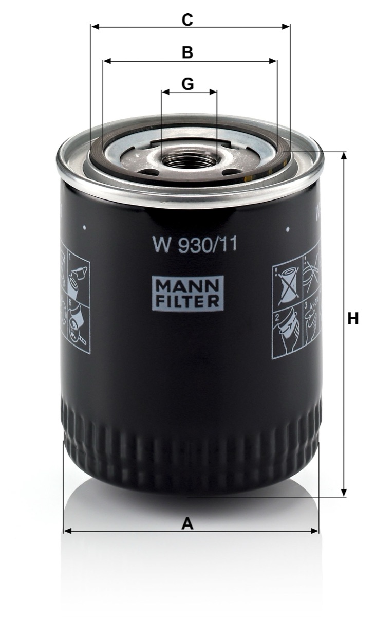 Mann-Filter W 930/11 Oil Filter