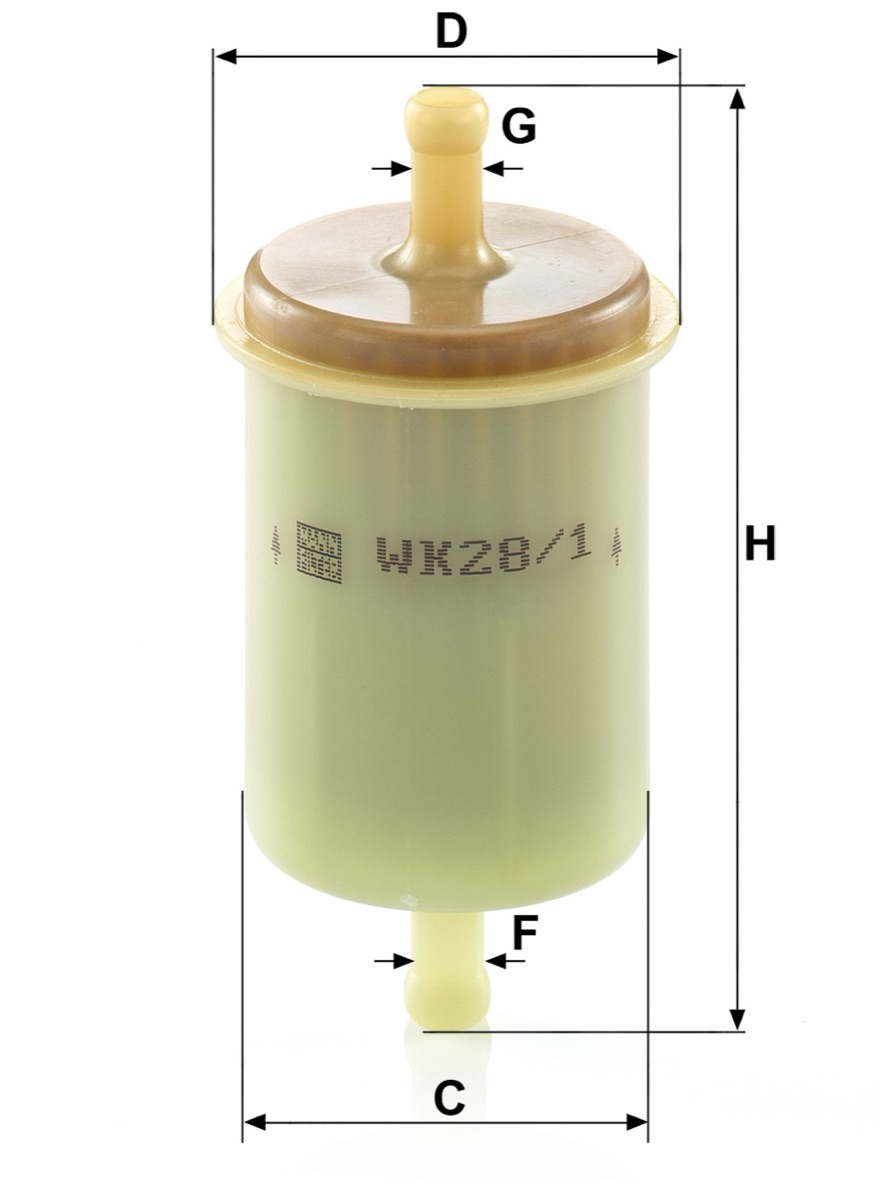 Mann-Filter WK 28/1 Fuel Filter