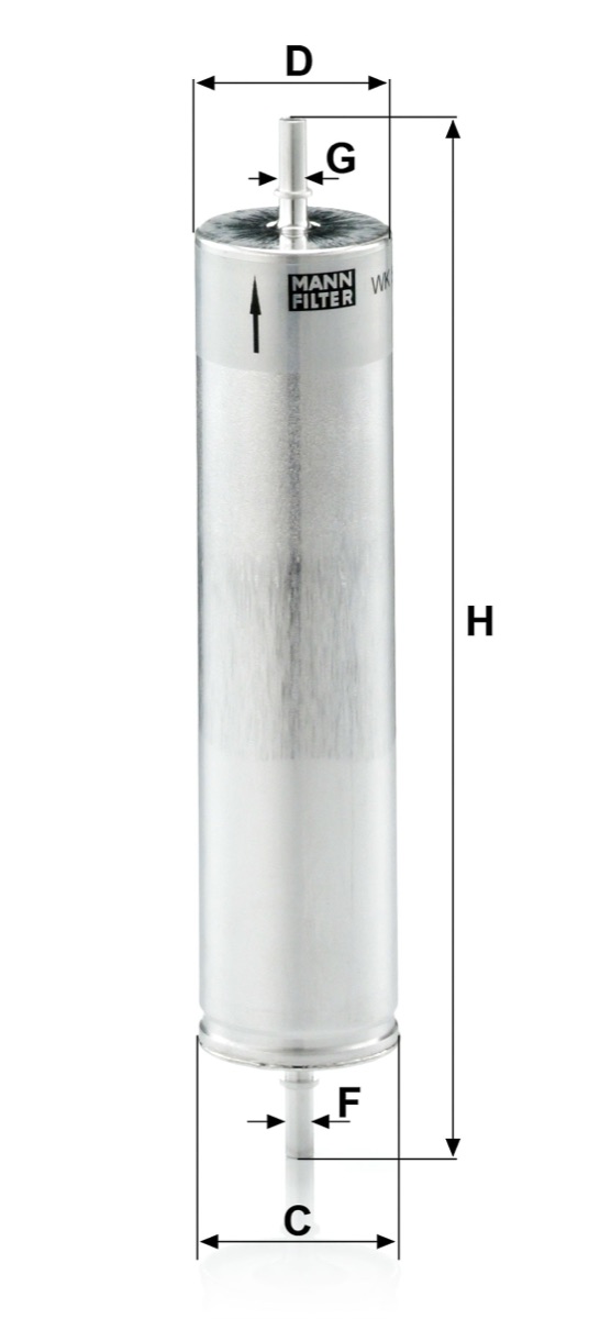 Mann-Filter WK 522 Fuel Filter